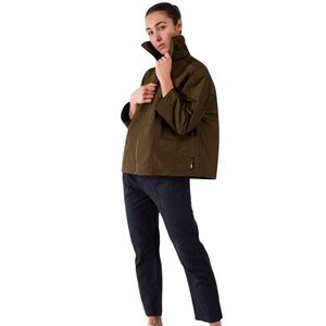 Oof Wear Boxy Oversized Jacket Women’s Military Olive Green Lightweight